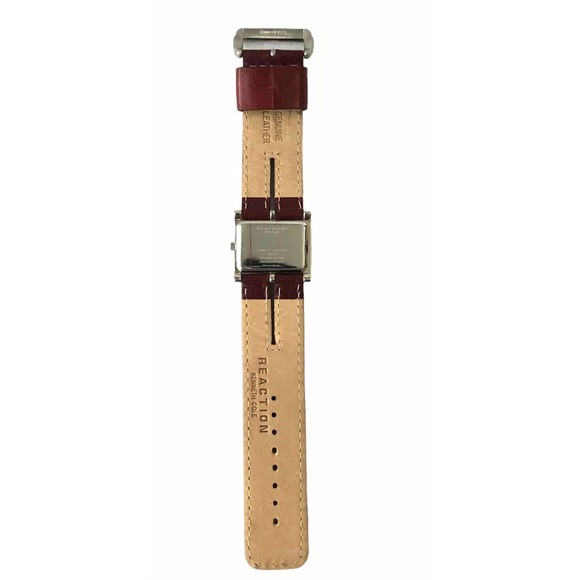Reaction By Kenneth Cole Women’s Watch Wide Red Leather Band New main image 7